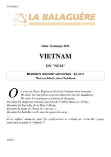Télécharger la fiche - VIETNAM