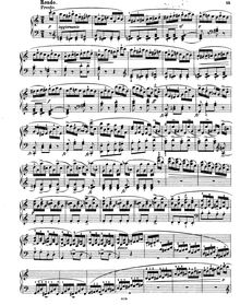 Partition III: Rondo - Perpetuum Mobile, Piano Sonata No.1, C major