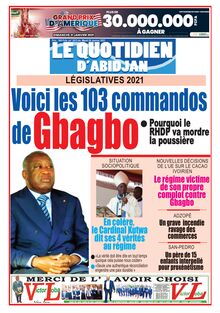 Le Quotidien d’Abidjan n°3013 - du mardi 26 janvier 2021