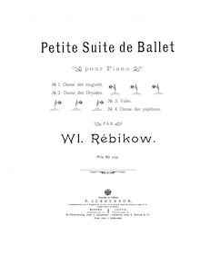 Partition complète, Petite  de ballet, Rebikov, Vladimir