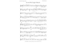 Partition clarinette 2/3 (B?), pour Invincible Eagle, D major/G major