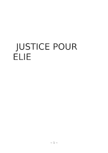 Justice pour Elie