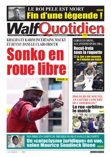 Walf Quotidien N° 9228 - Du vendredi 30 décembre 2022