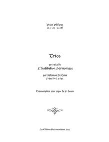 Partition , Trio de la Première Mode, Organ Trios, Philips, Peter