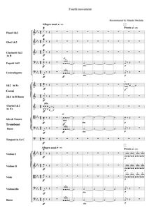 Partition I, Allegro assai–Presto, Symphony No.10 – Fragmentary sketches