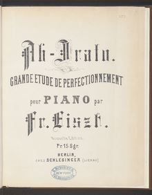 Partition Ab irato (S.143), Collection of Liszt editions, Volume 10