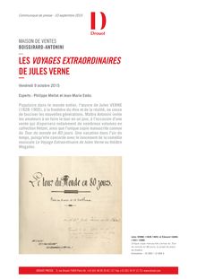 Vente Jules Verne chez Drouot - 9 octobre 2015