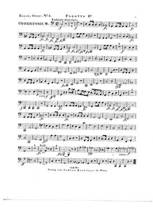 Partition basson 2, Tui sunt coelie et tua est Terra, Offertorium in III. Missa nativitatis