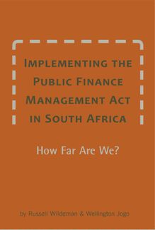 Implementing the Public Finance Management Act in South Africa