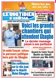 Le Quotidien d’Abidjan n°4018 - du mercredi 23 juin 2021