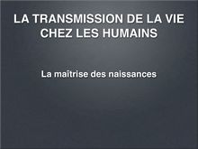 reproduction 4.pdf - LA TRANSMISSION DE LA VIE CHEZ LES HUMAINS