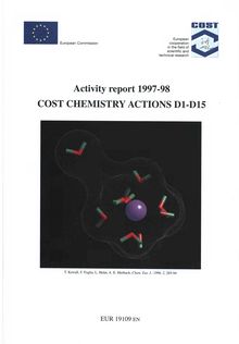 COST Chemistry actions D1-D15