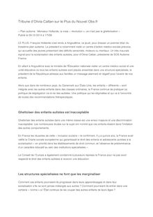 Plan autisme : tribune d Olivia Cattan adressée à François Hollande