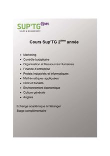 Cours Sup TG 2