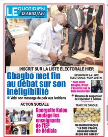 Le Quotidien d Abidjan n°4154 - Du jeudi 1er décembre 2022