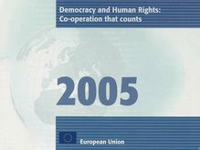 Democracy and Human Rights: Co-operation that counts 2005