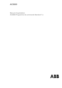 FR / ACS800 Standard Control  Program Firmware Manual Rev K