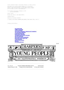 Harper s Young People, February 10, 1880 - An Illustrated Weekly