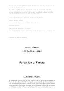 Les Pardaillan — Tome 05, Pardaillan et Fausta par Michel Zévaco