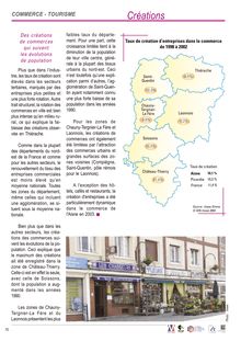 Chapitre "Commerce, tourisme " extrait de Atlas de l Aisne 