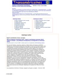 Bulletin num. 08 du 13-03-2009.pdf - Amérique Latine