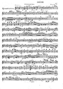 Partition violon, quintette pour Piano et vents, Op.8, Grund, Friedrich Wilhelm