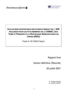 Projet 149 - Etude CEMAC Region.Rapport final.version.defi…