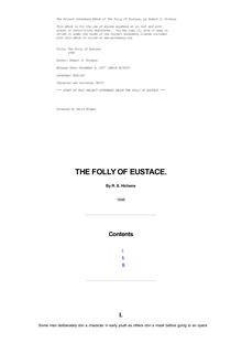 The Folly Of Eustace - 1896