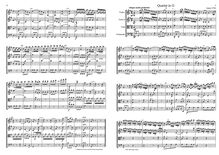 Partition complète, corde quatuor en G major, G major, Vanhal, Johann Baptist