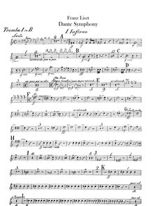 Partition trompette 1, 2 (en B♭, D), Dante Symphony, Eine Symphonie zu Dante’s Divina Commedia / A Symphony to Dante’s Divine Comedy