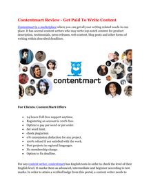 Contentmart Review - Get Paid To Write Content