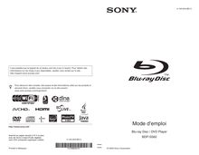 Notice Lecteur Blu-ray Disc Sony  BDP-S560