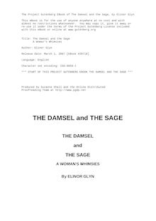 The Damsel and the Sage - A Woman s Whimsies