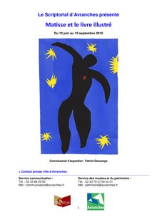 Matisse et le livre illustré