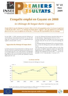 L’enquête emploi en Guyane en 2008