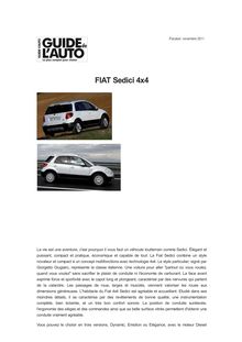 FIAT Sedici 4x4