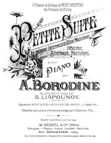 Partition complète, Petite , Borodin, Aleksandr par Aleksandr Borodin