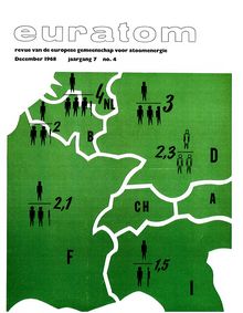 EURATOM Revue van de europese gemeenschap voor atoomenergie. December 1968 jaargang 7 no. 4