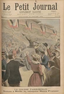 LE PETIT JOURNAL SUPPLEMENT ILLUSTRE  N° 556 du 14 juillet 1901