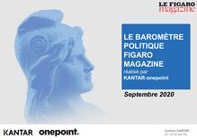 Baromètre Figaro Magazine - KANTAR-onepoint de Septembre 2020