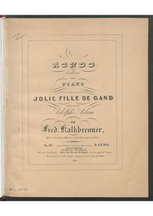 Partition complète (color), Rondo brillant, Op.162, Kalkbrenner, Friedrich Wilhelm