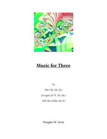 Partition compléte et parties, Music pour Three, Music for Instruments (a)