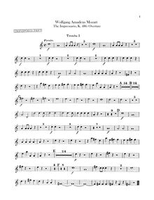 Partition trompette 1, 2 (en C, Transposed en B♭), Der Schauspieldirektor