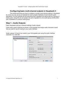 Hauptwerk-3-Tutorial-ConfiguringBasicAudioOutput