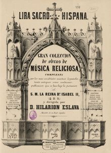 Partition Volume 3, gran colección de obras de música religiosa compuesta por los más acreditados maestros españoles, tanto antiguos como modernos