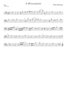 Partition viole de basse, madrigaux, Rimonte, Pedro par Pedro Rimonte