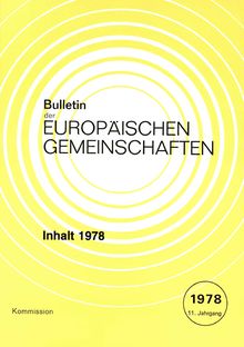 Bulletin der Europäischen Gemeinschaften