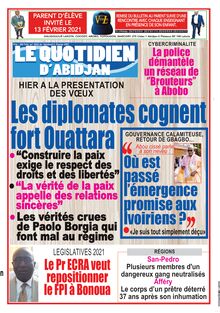 Le Quotidien d’Abidjan n°3022 - du vendredi 05 février 2021