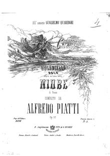 Partition complète, Capriccio on a Theme from Pacini s  Niobe , (on the aria, cavatina, I tuoi frequenti palpiti)