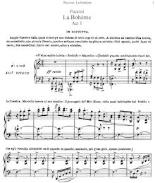 Partition complète, La Bohème, Puccini, Giacomo par Giacomo Puccini